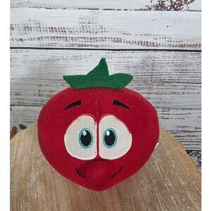 VeggieTales Bob the Tomatoe Plush Small Red Stuffed Toy Kids Christian Cartoon